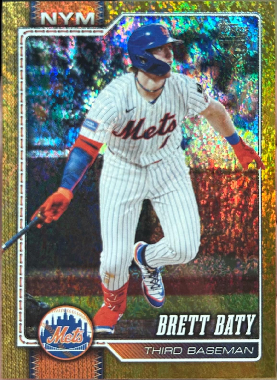 Brett Baty [Gold Holo] #347