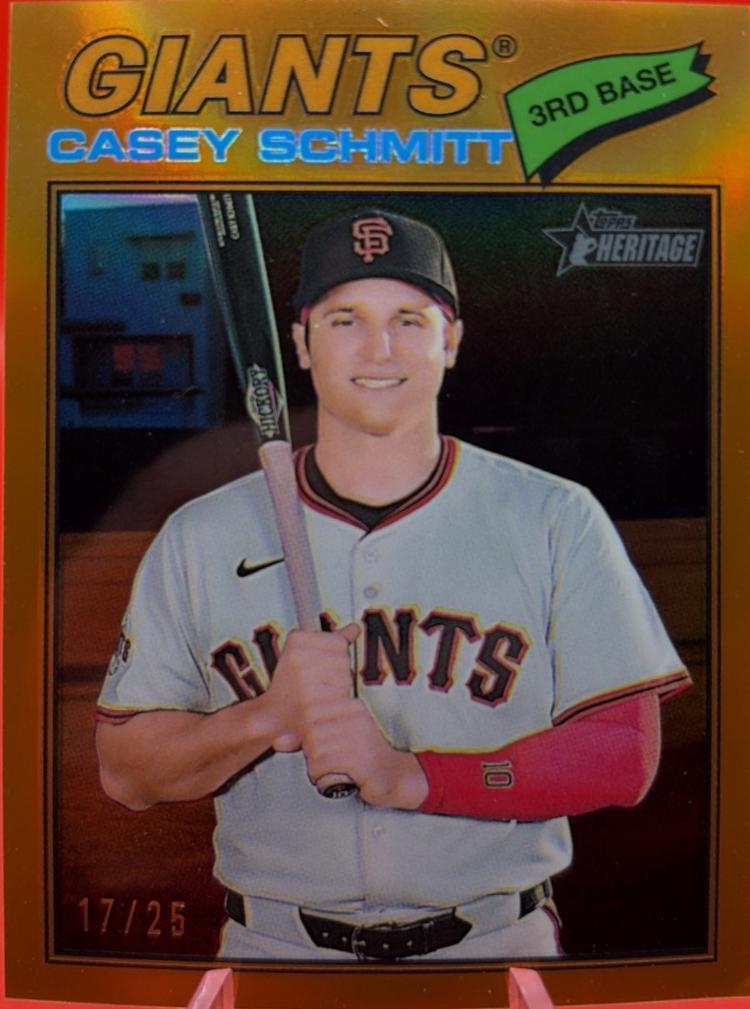 Casey Schmitt [Orange Bordered Chrome] #27