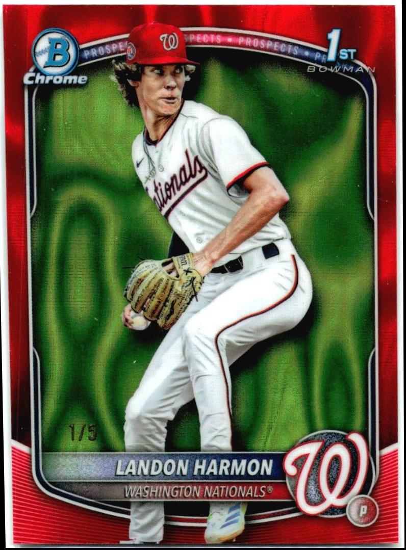 Landon Harmon [Red Lava Refractor] #BDC-44