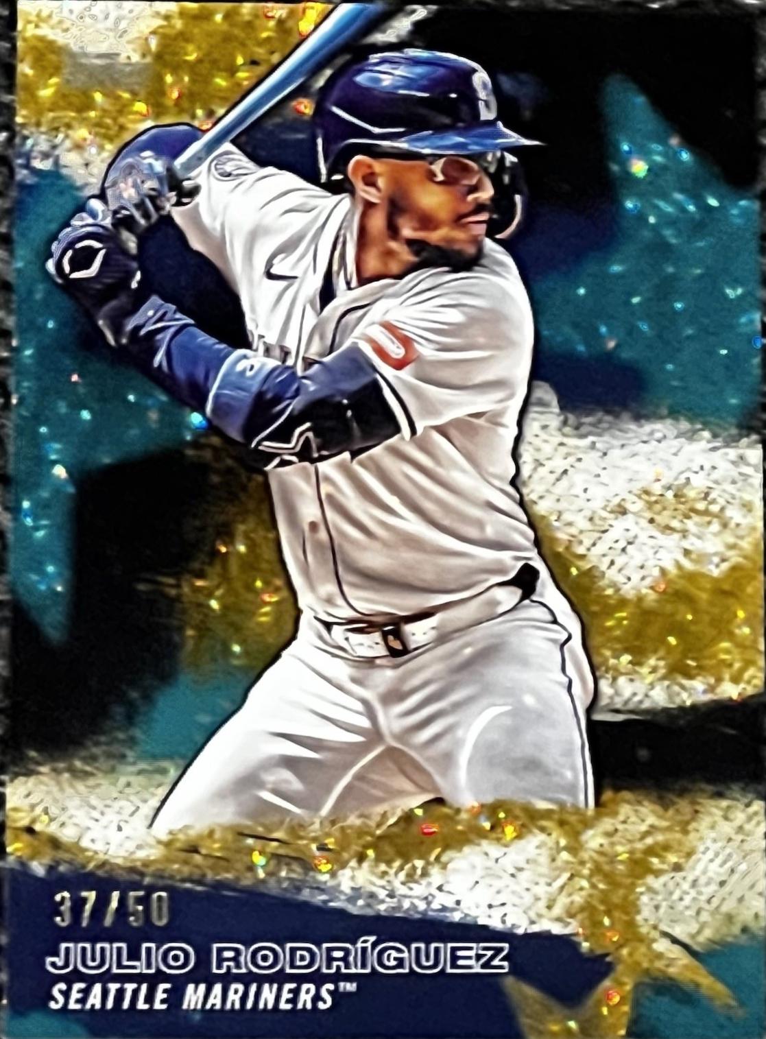 Julio Rodriguez [Gold Crackleboard Foil] #SMLB-4