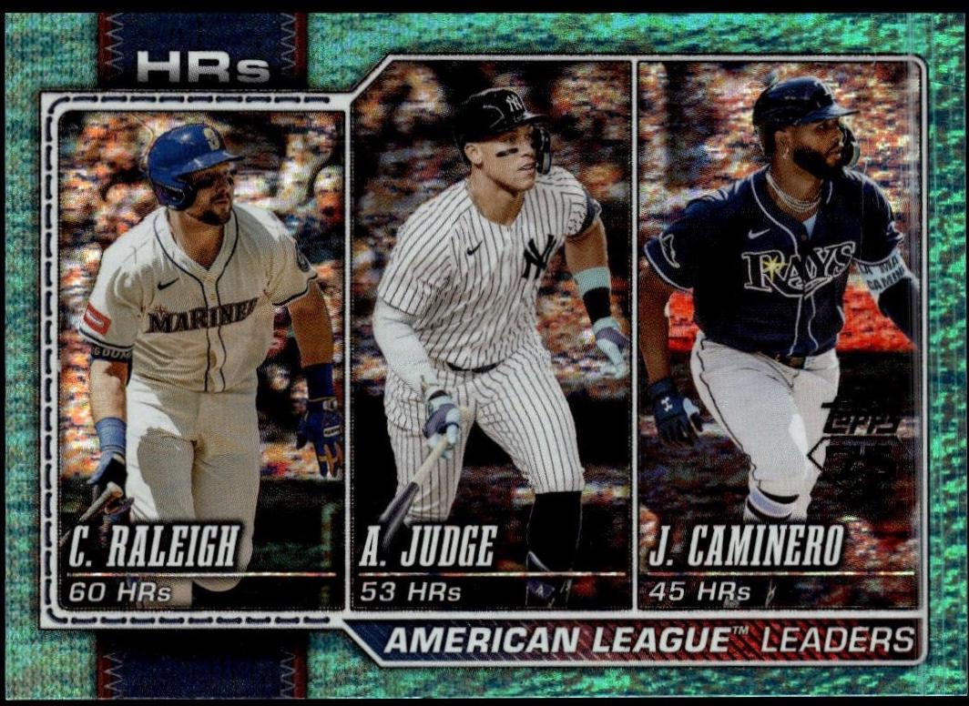 American League Leaders HRs [Aqua Holo] #38