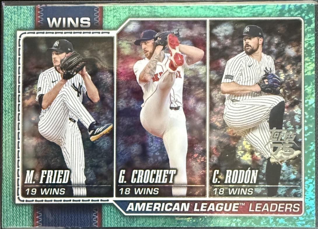 American League Leaders Wins [Sandglitter] #130