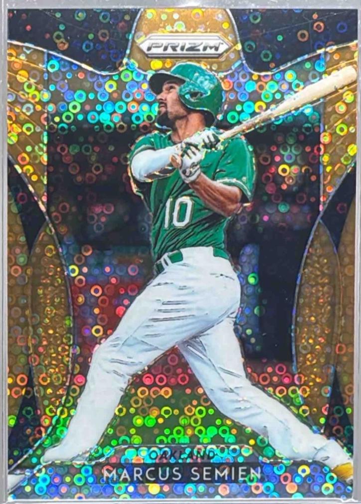 Marcus Semien [Neon Orange Donut Circles Prizm] #217