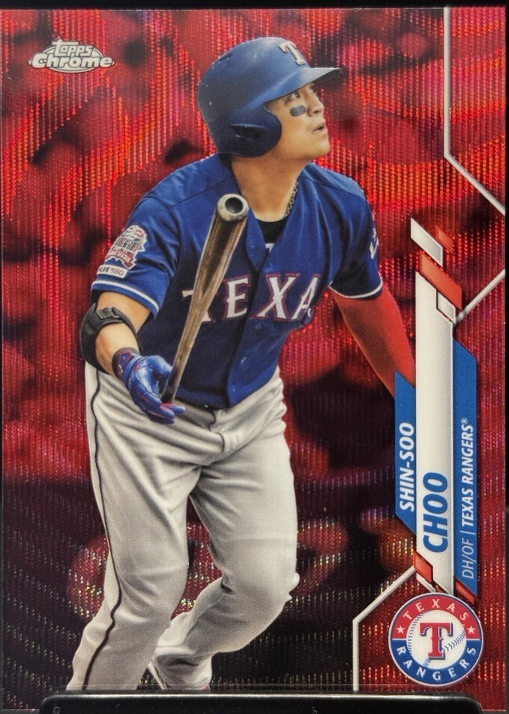 Shin Soo Choo [Red Wave Refractor] #177