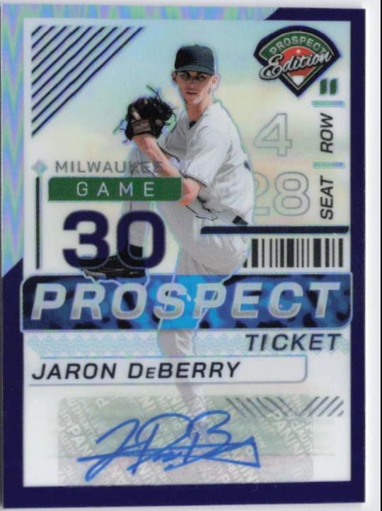 Jaron DeBerry [Purple Holo Ticket Signature] #113