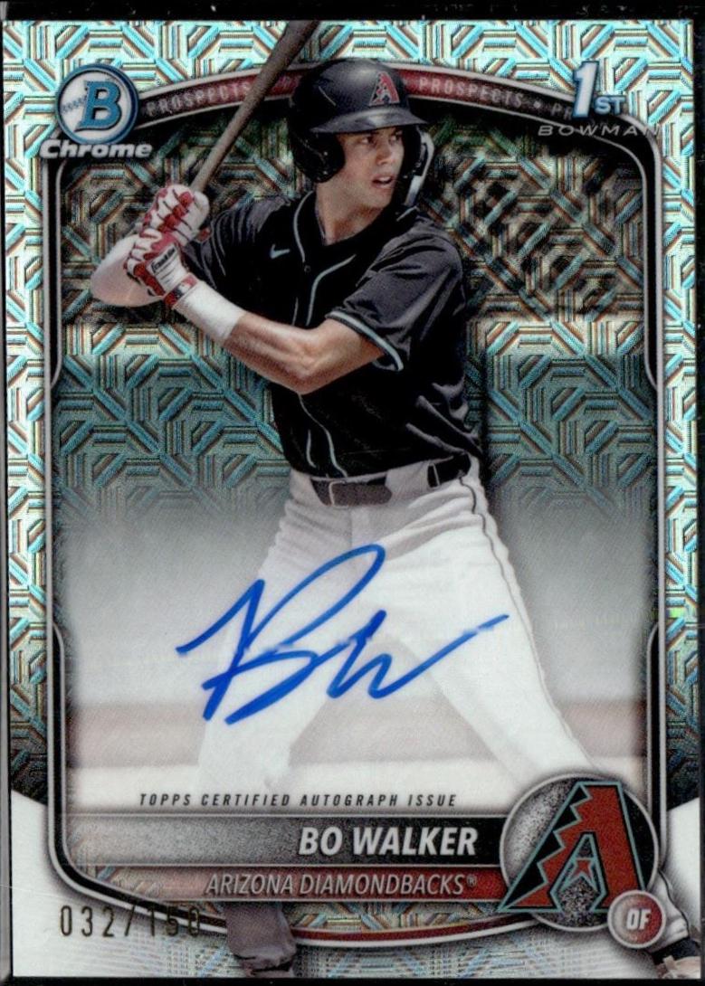 Bo Walker [Blue Mojo Refractor] #CPA-BWA