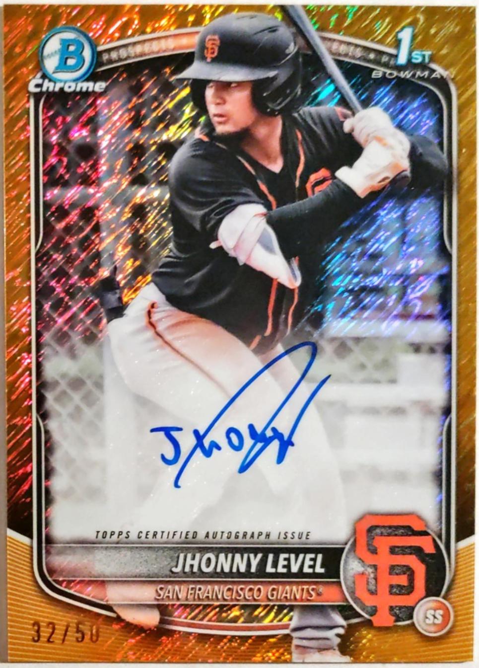 Jhonny Level [Gold Mojo Refractor] #CPA-JL
