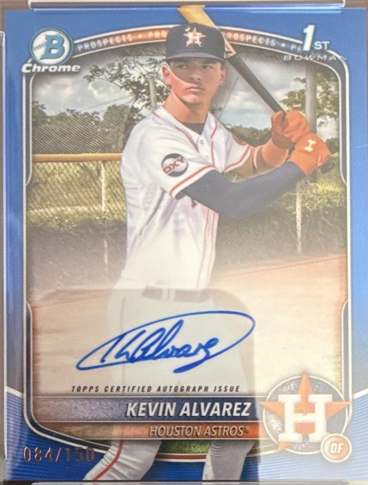 Kevin Alvarez [Blue Refractor] #CPA-KA