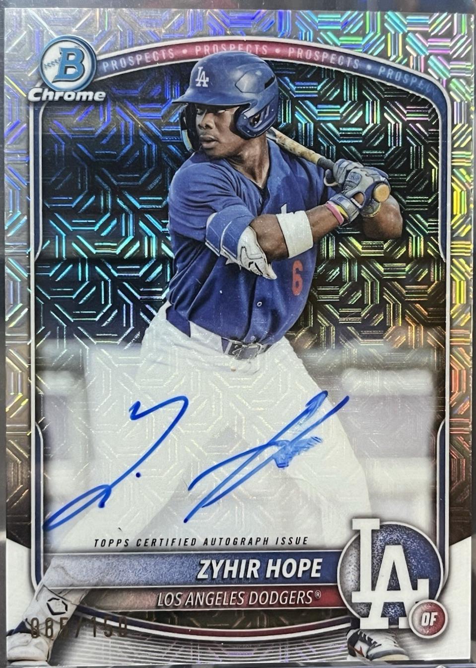 Zyhir Hope [Blue Mojo Refractor] #CPA-ZH