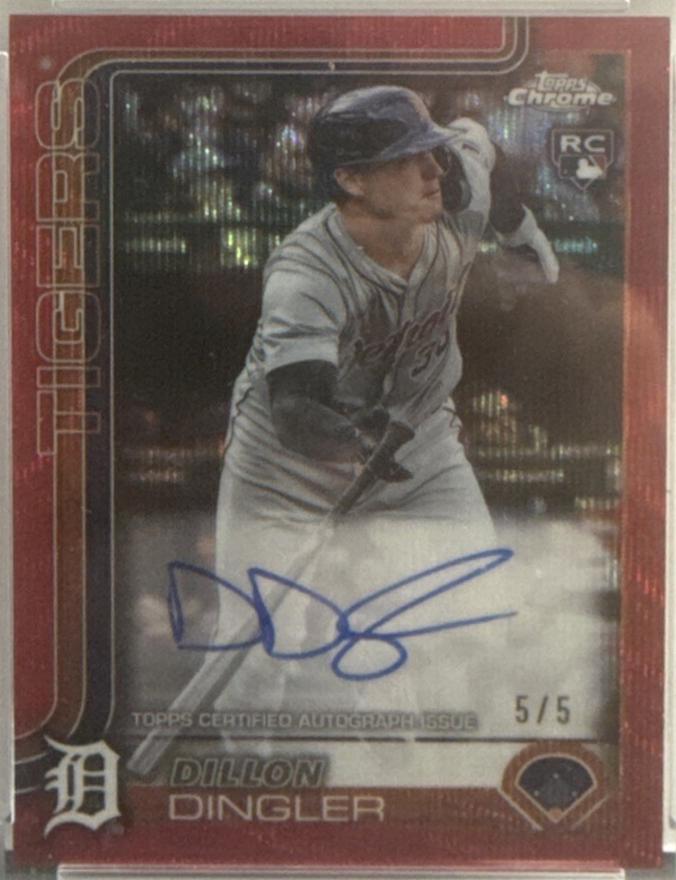 Dillon Dingler [Red Wave Refractor] #RA-DD
