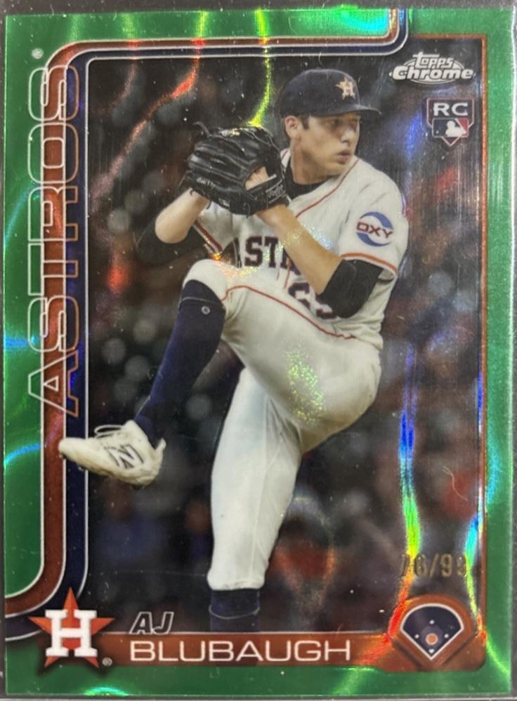 AJ Blubaugh [Green Lava Refractor] #USC163