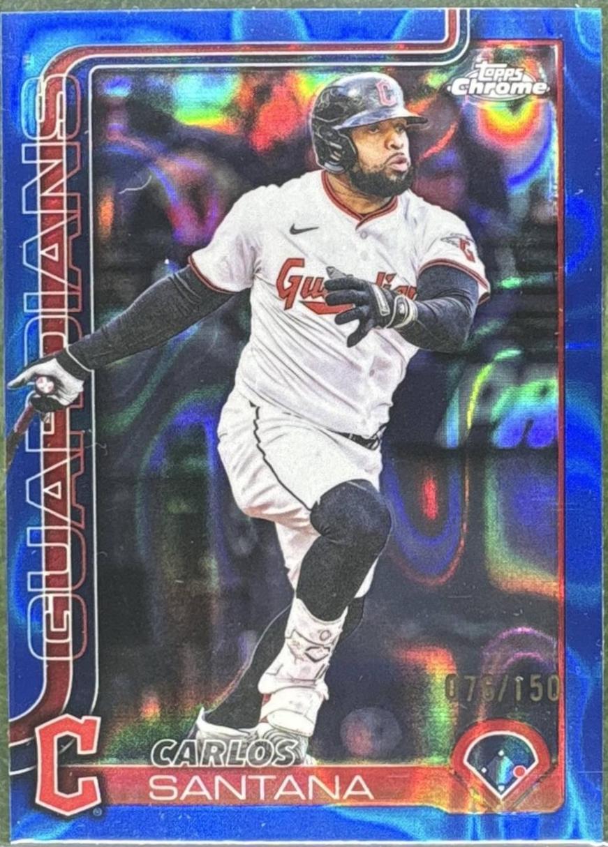 Carlos Santana [Blue Lava Refractor] #USC11