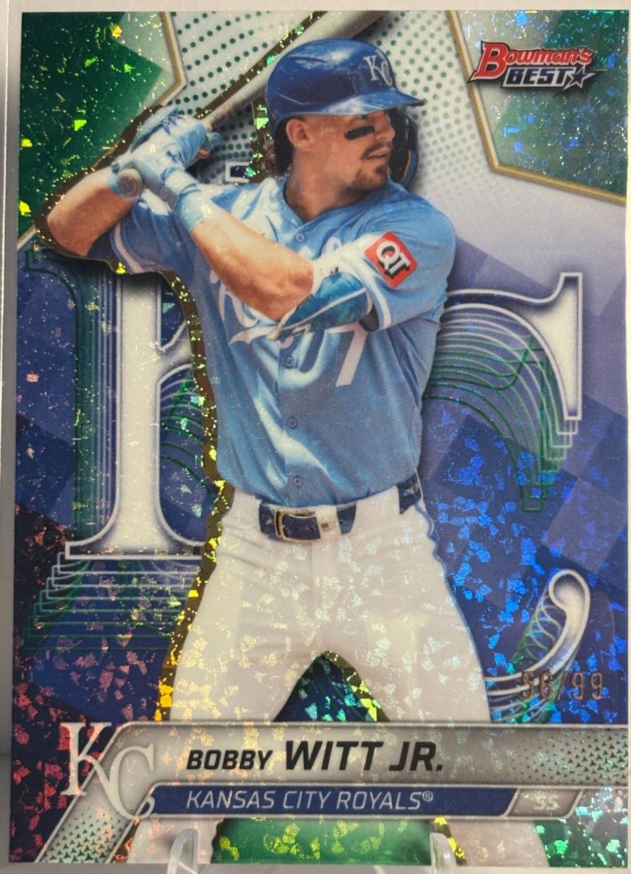 Bobby Witt Jr. [Green Mini-Diamond Refractor] #69