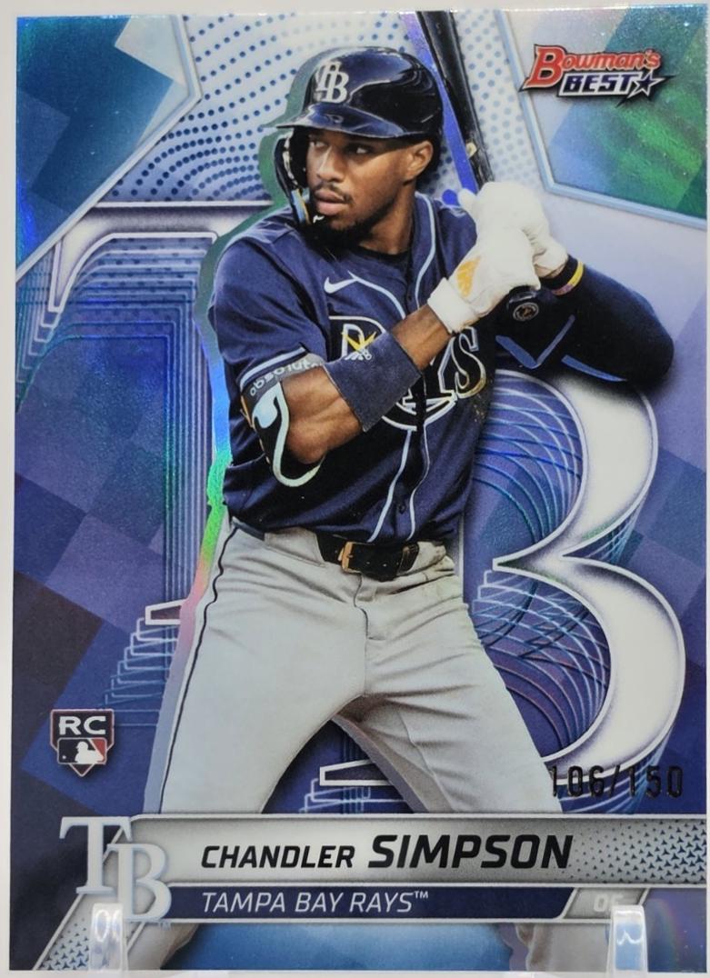 Chandler Simpson [Blue Refractor] #66