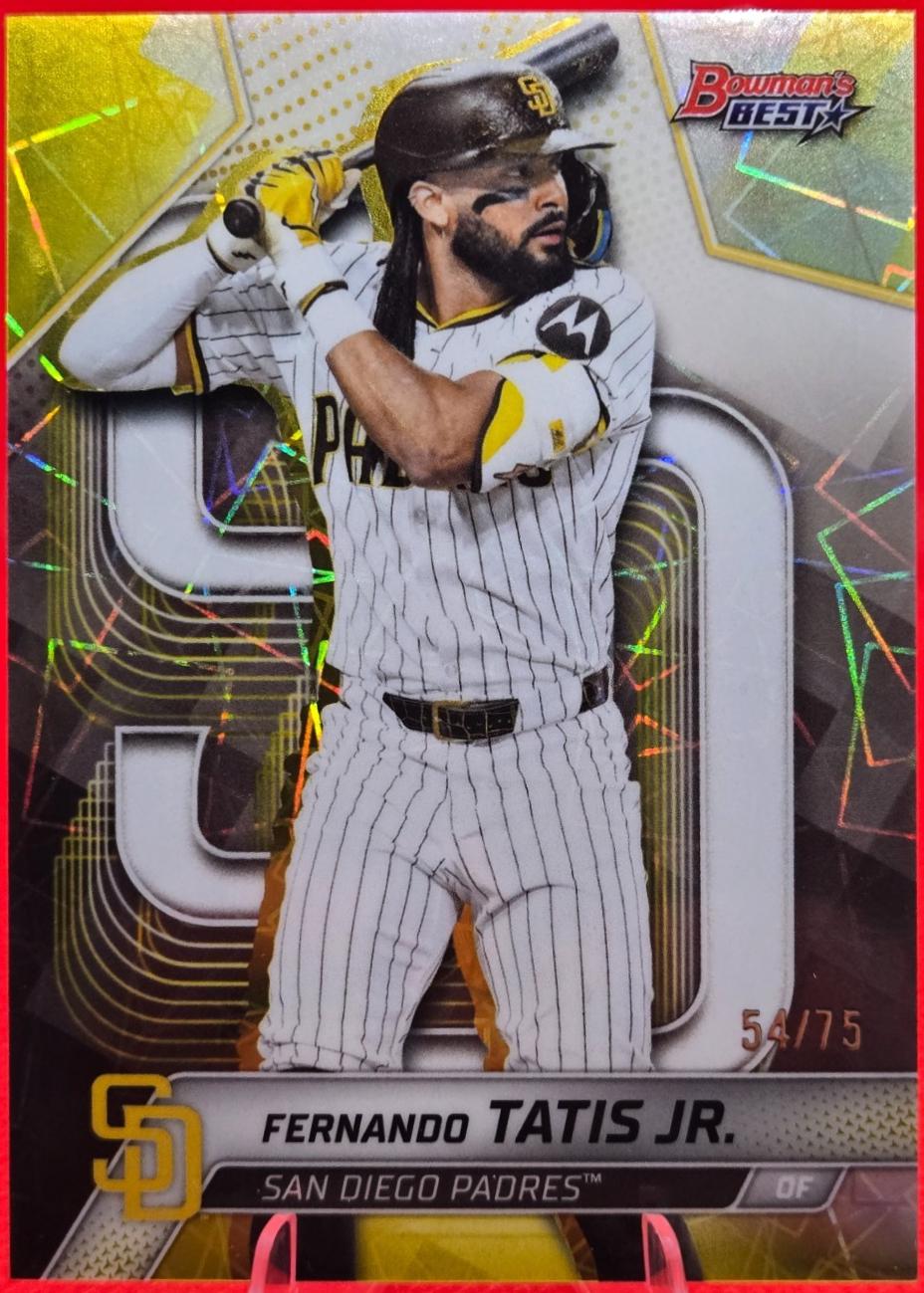 Fernando Tatis Jr. [Yellow Lazer Refractor] #54