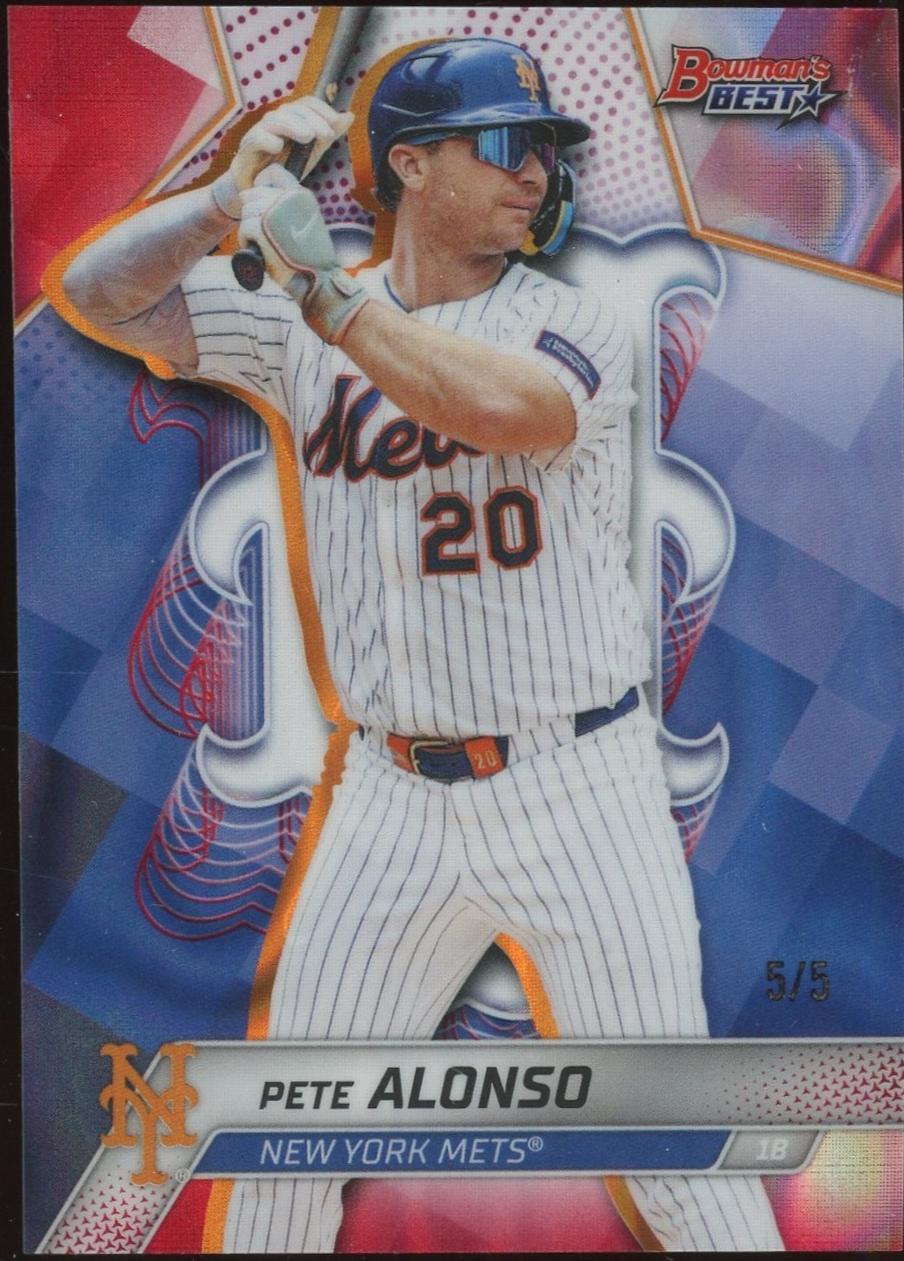 Pete Alonso [Red Lava Refractor] #51