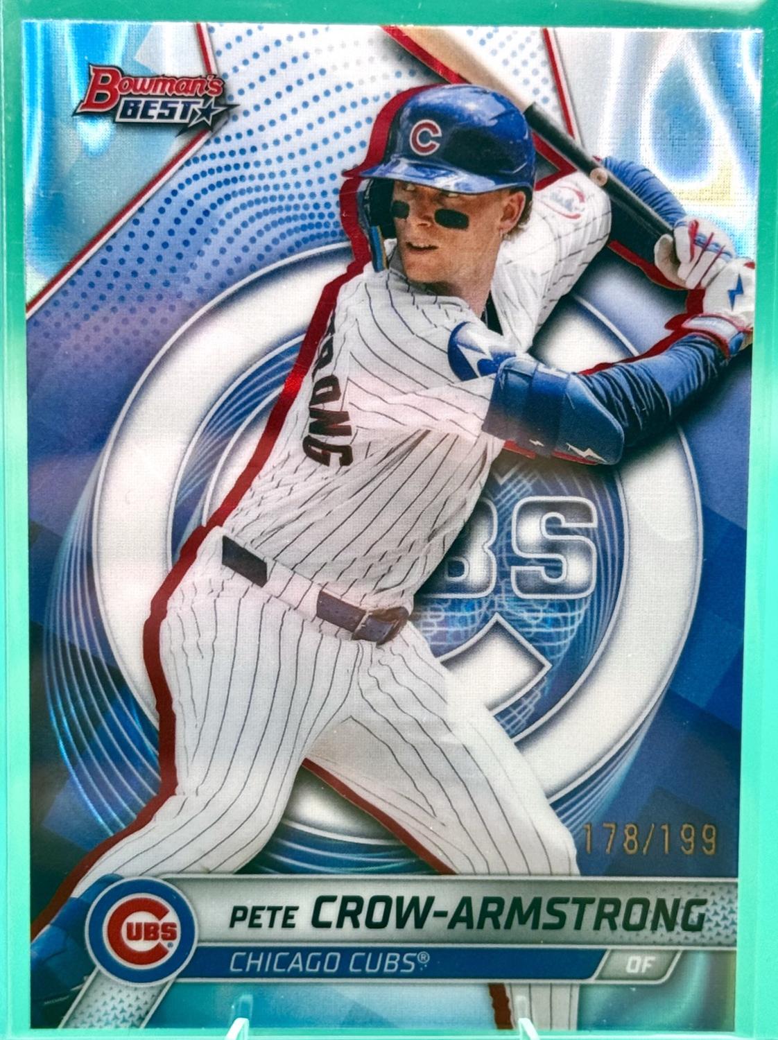 Pete Crow-Armstrong [Aqua Refractor] #35