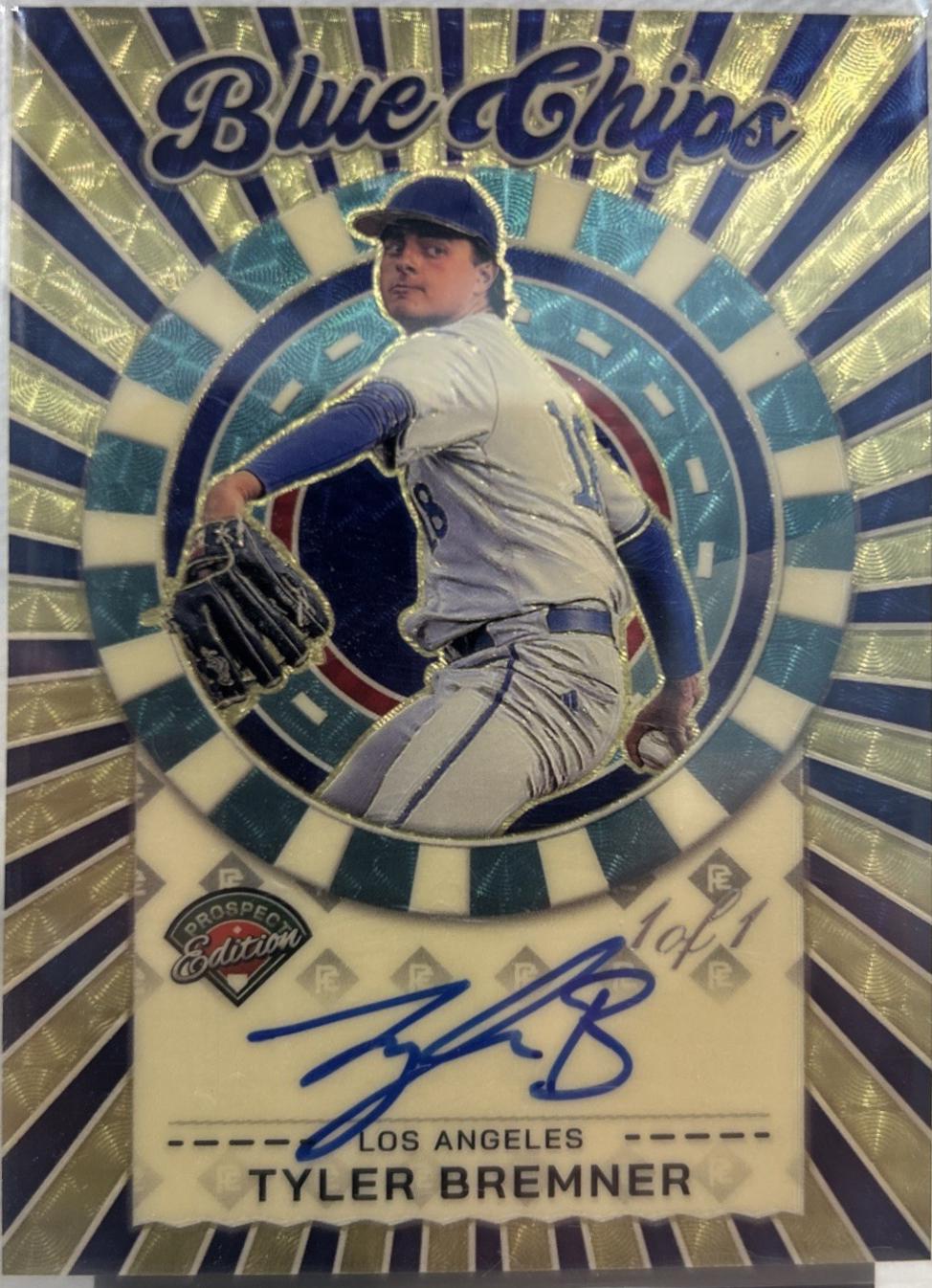 Tyler Bremner [Gold Vinyl Holo Ticket Signature] #146