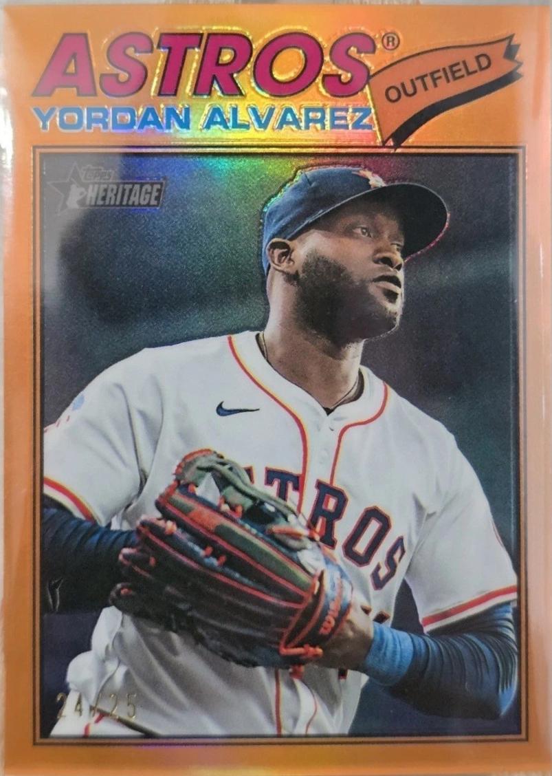 Yordan Alvarez [Orange Bordered Chrome] #25