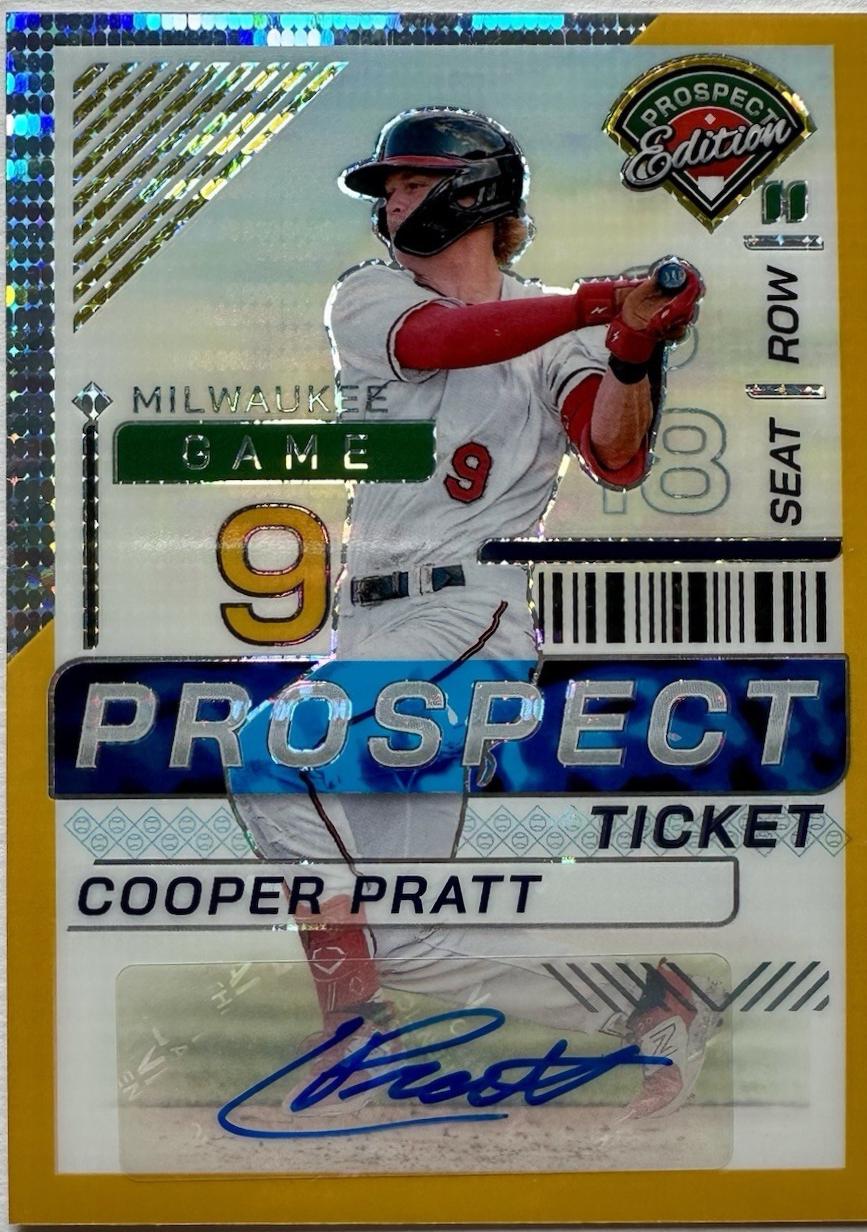 Cooper Pratt [Gold Pulsar Holo Ticket Signature] #154