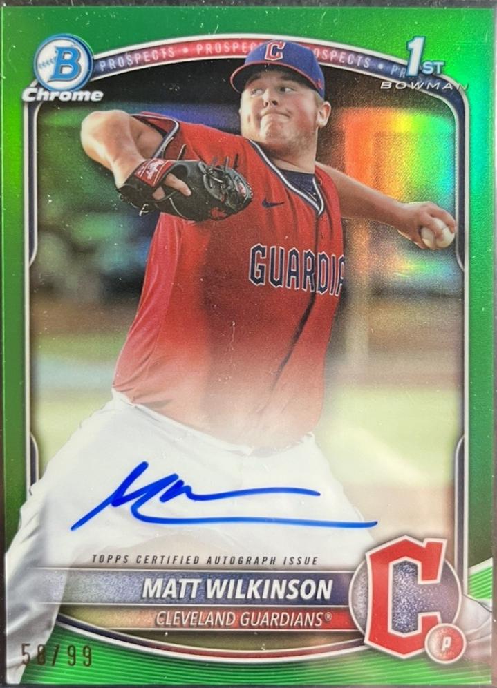 Matt Wilkinson [Green Mojo Refractor] #CPA-MW