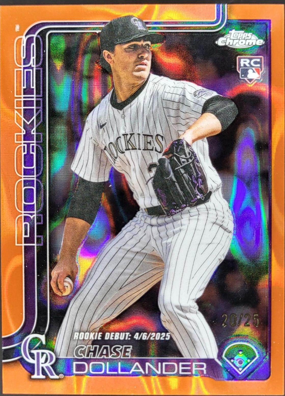Chase Dollander [Orange Lava Refractor] #USC175