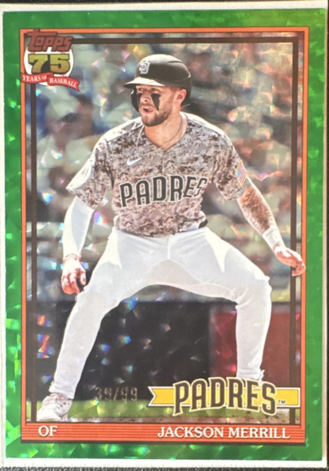 Jackson Merrill [Green Crackleboard Foil] #T91-78