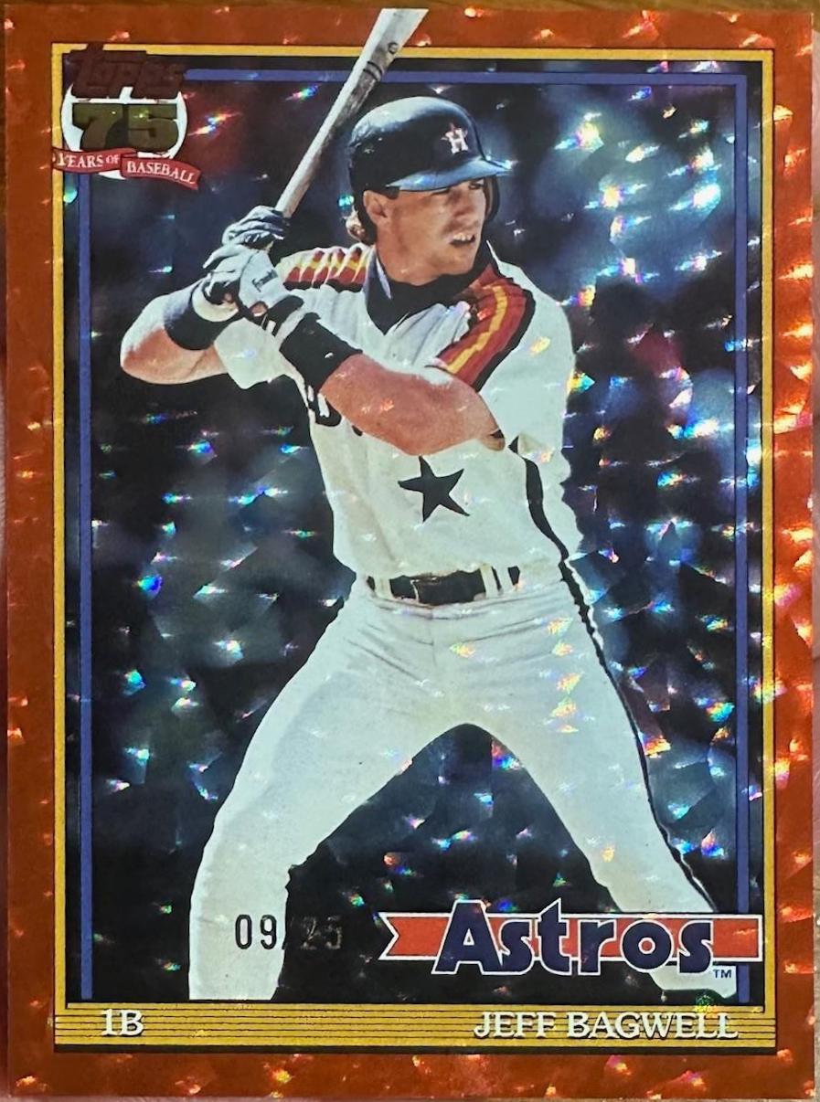 Jeff Bagwell [Orange Crackleboard Foil] #T91-17