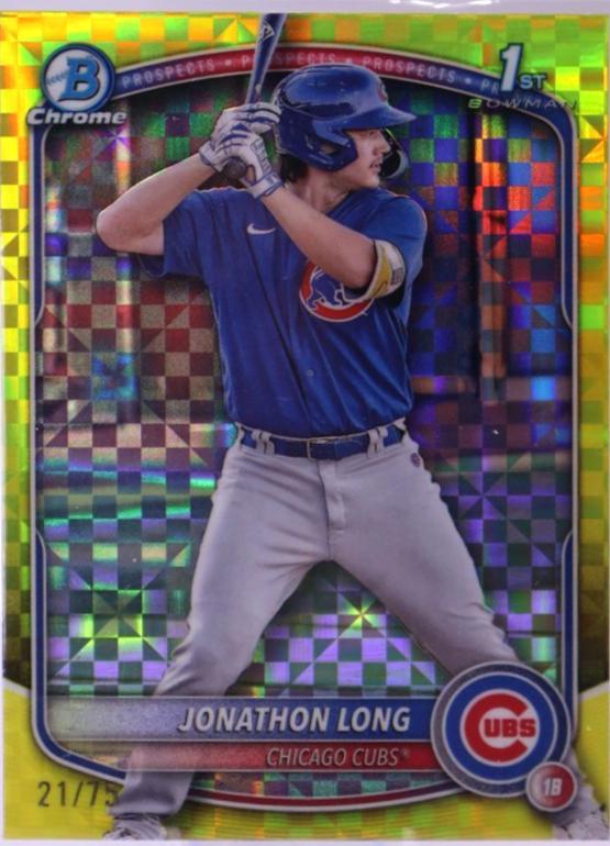 Jonathon Long [Yellow X-Fractor] #BCP-58