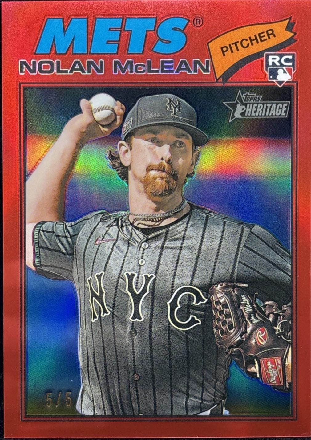 Nolan McLean [Red Bordered Chrome] #150