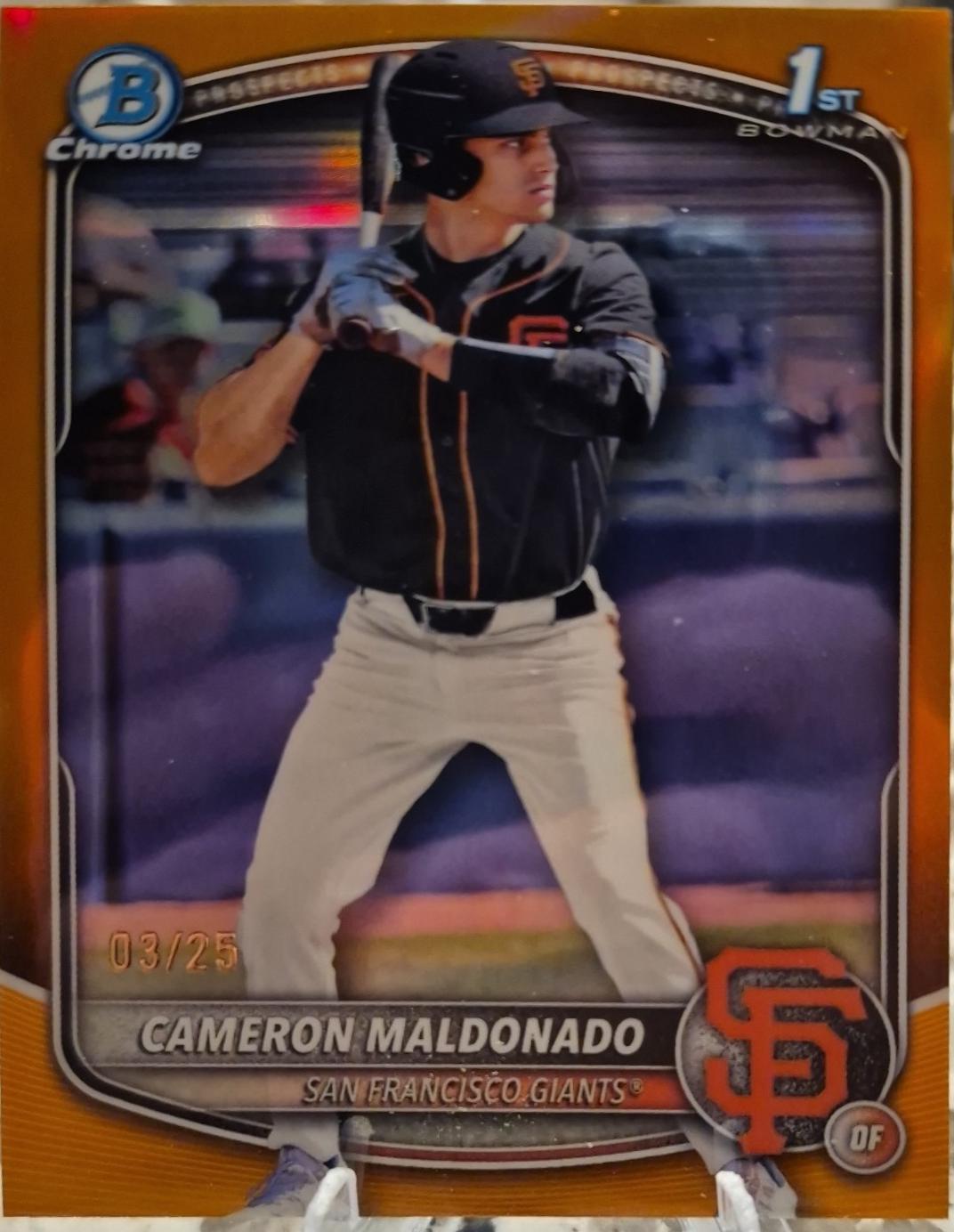 Cameron Maldonado [Orange Refractor] #BDC-99
