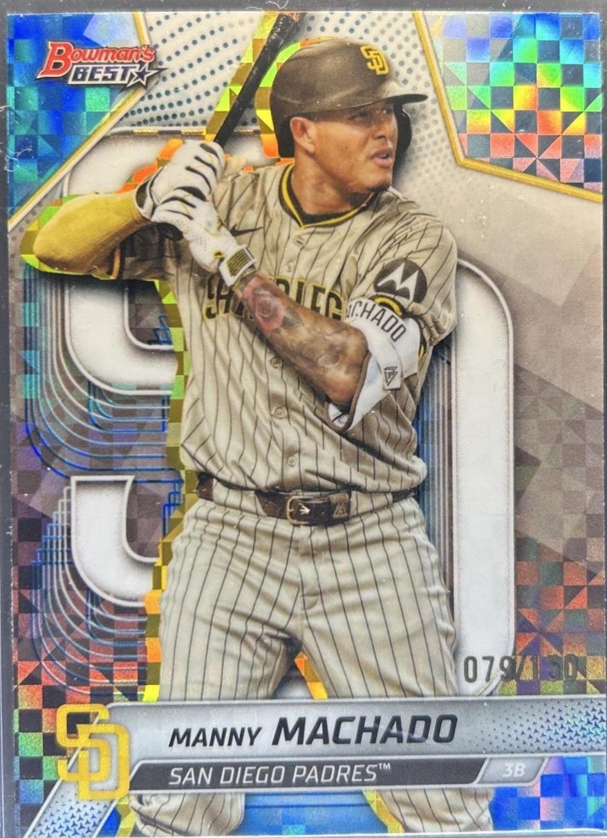 Manny Machado [Blue X-Fractor] #6