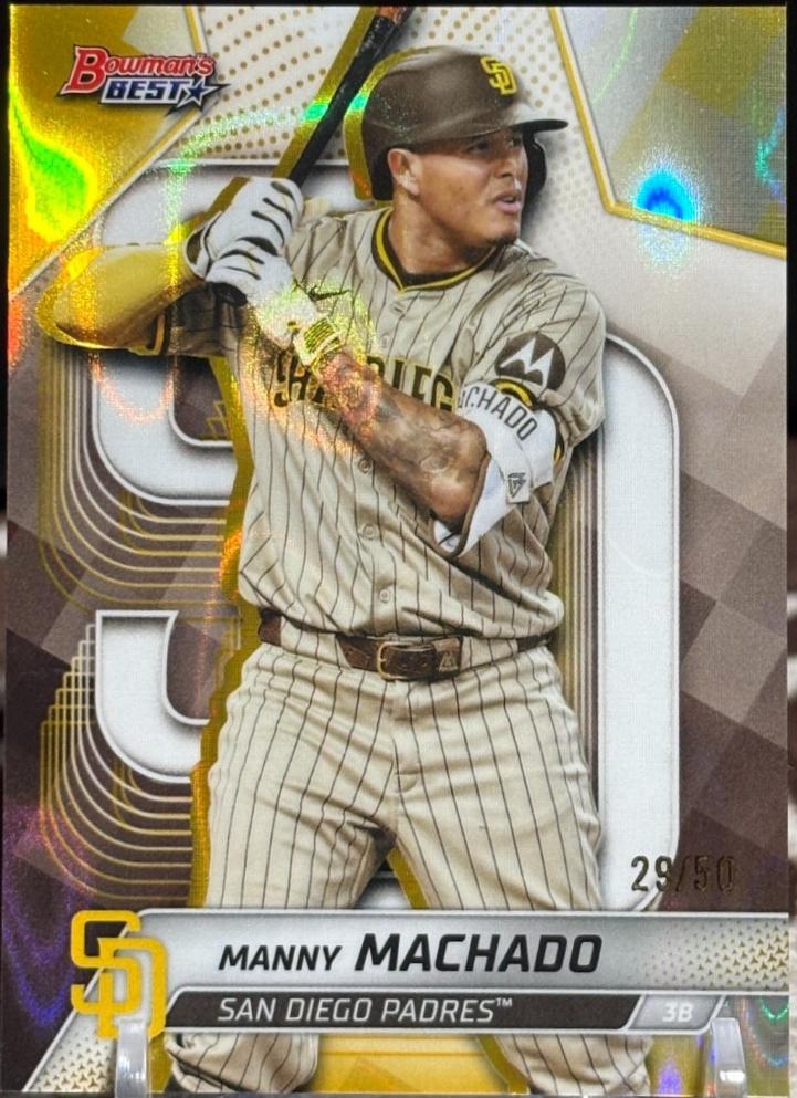 Manny Machado [Gold Lava Refractor] #6