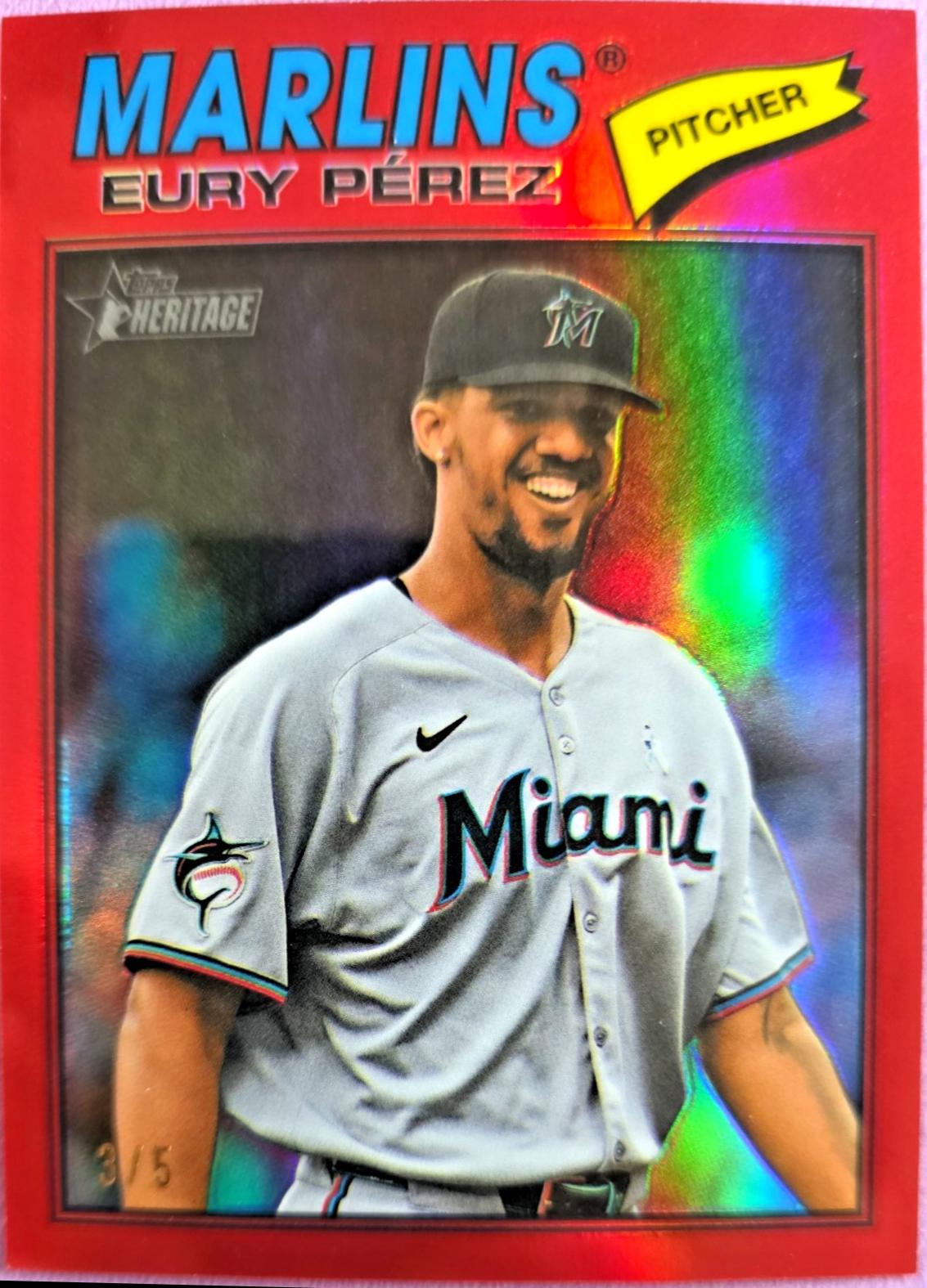 Eury Perez [Red Bordered Chrome] #18