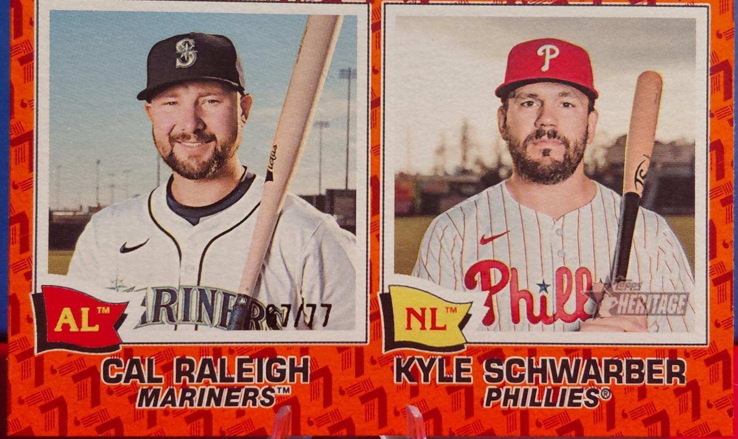 Kyle Schwarber / Cal Raleigh [Color Of The Year Orange] #2