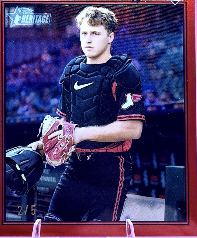 Kyle Teel [Red Bordered Chrome] #182