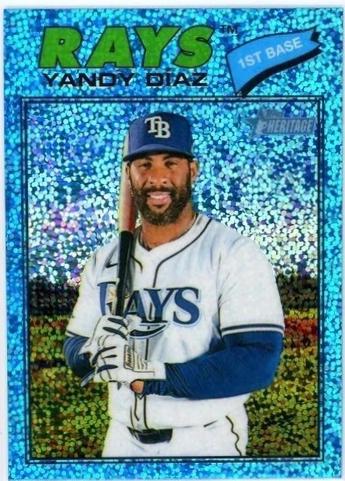 Yandy Diaz [Light Blue Sparkle Chrome] #47