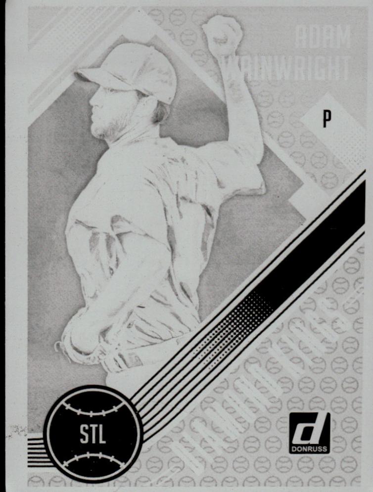 Adam Wainwright [Printing Plate] #30
