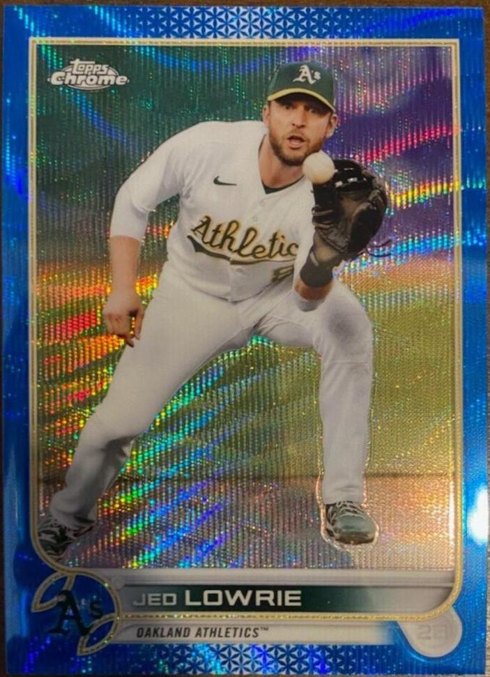 Jed Lowrie [Blue Wave Refractor] #140