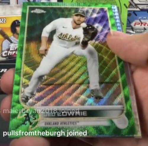 Jed Lowrie [Green Wave Refractor] #140