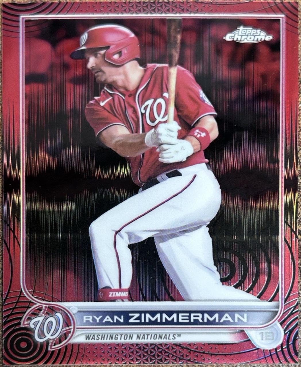 Ryan Zimmerman [Red Wave Refractor] #108