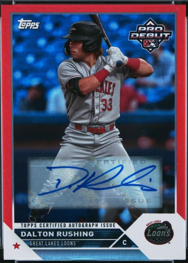 Dalton Rushing [Autograph Red] #PD-188