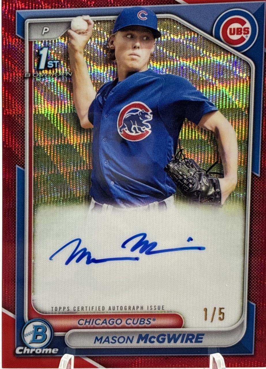 Mason McGwire [Red Wave Refractor] #CPA-MM
