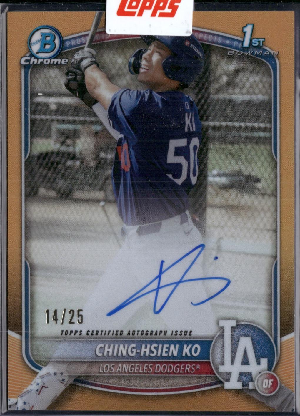 Ching-Hsien Ko [Orange Shimmer Refractor] #CPA-CK