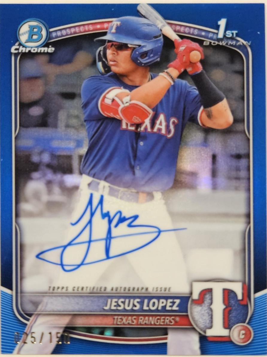 Jesus Lopez [Blue Mojo Refractor] #CPA-JLO