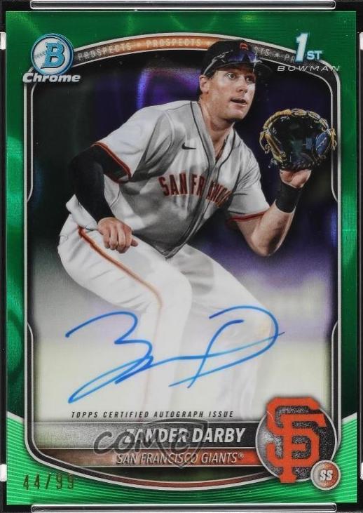 Zander Darby [Green Lava Refractor] #CPA-ZD