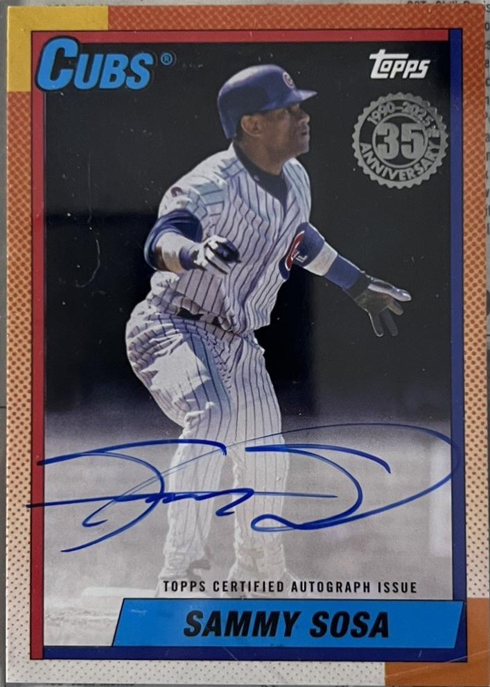Sammy Sosa [Black] #90AU-SS