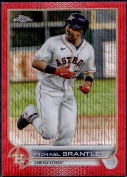 Michael Brantley [Red Wave Refractor] #34