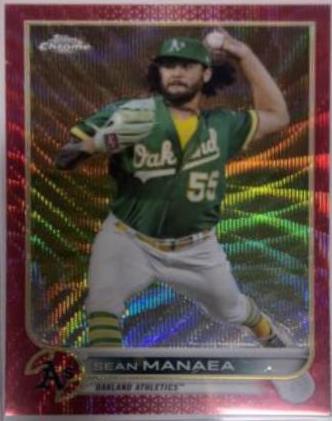 Sean Manaea [Red Wave Refractor] #217