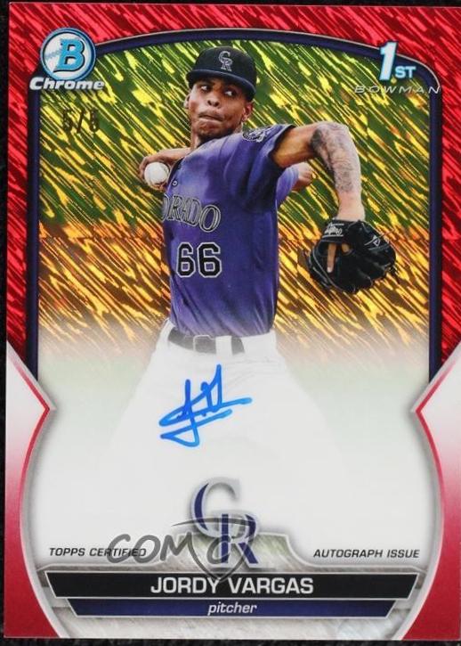 Jordy Vargas [Red Shimmer] #CPA-JVG